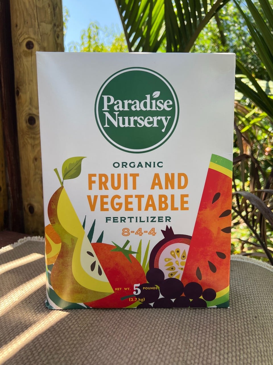 Paradise Nursery Organic Fruit and Vegetable Fertilizer - 5 Lbs